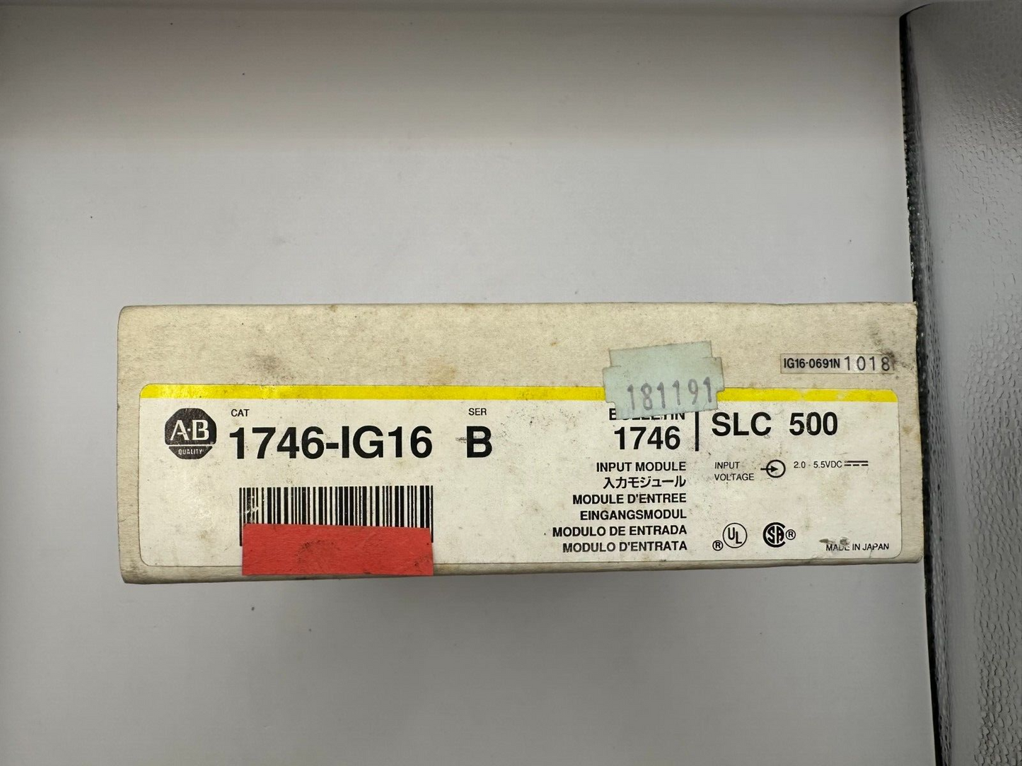 Allen Bradley 1746-IG16 SLC 500 Input Module SER B