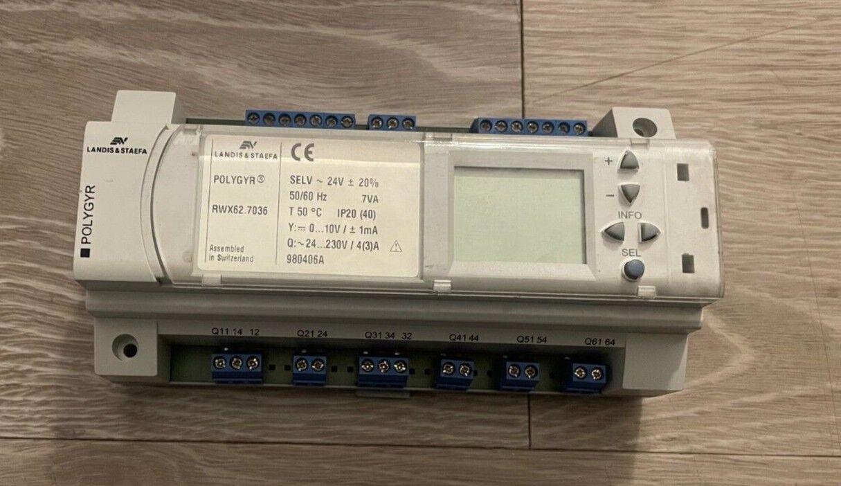 Landis & Staefa Polygyr RWX62.7036 Universal Controller 971107A