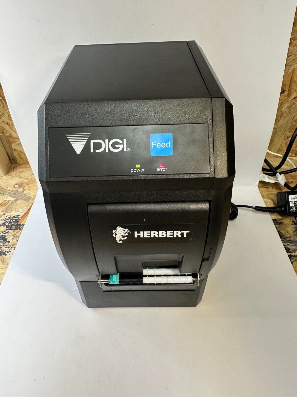 Digi RP-120LL with PSU linerless thermal printer