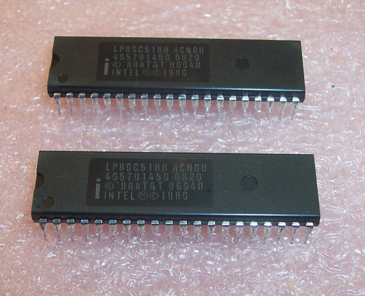 LP80C51BH INTEL 40 PIN DIP 8 bit MPU EXTENDED TEMPERATURE P80C51