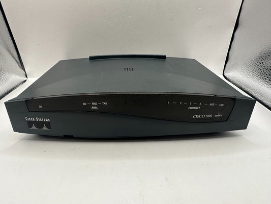 Cisco 837 4-Port ADSL Ethernet LAN Router Series 800A NO PSU inc VAT