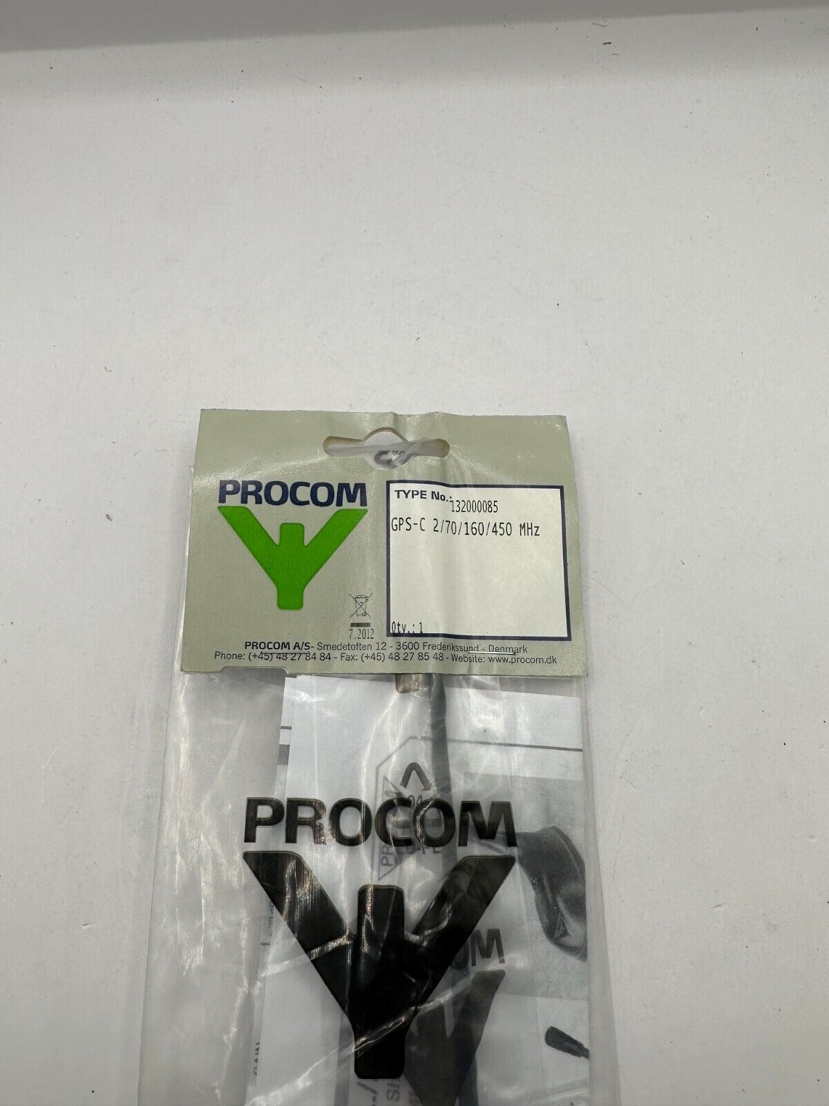 procom GPS-C 2/70/FQ/FQ GPS Antenna with 160 MHz and 450 MHz Bands