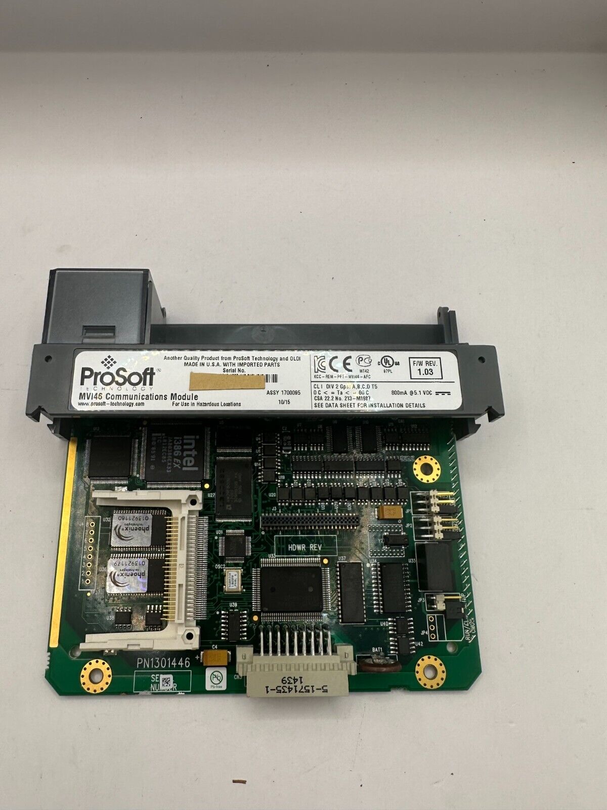 Prosoft Plc Interface Module MVI46-MCM MVI46MCM