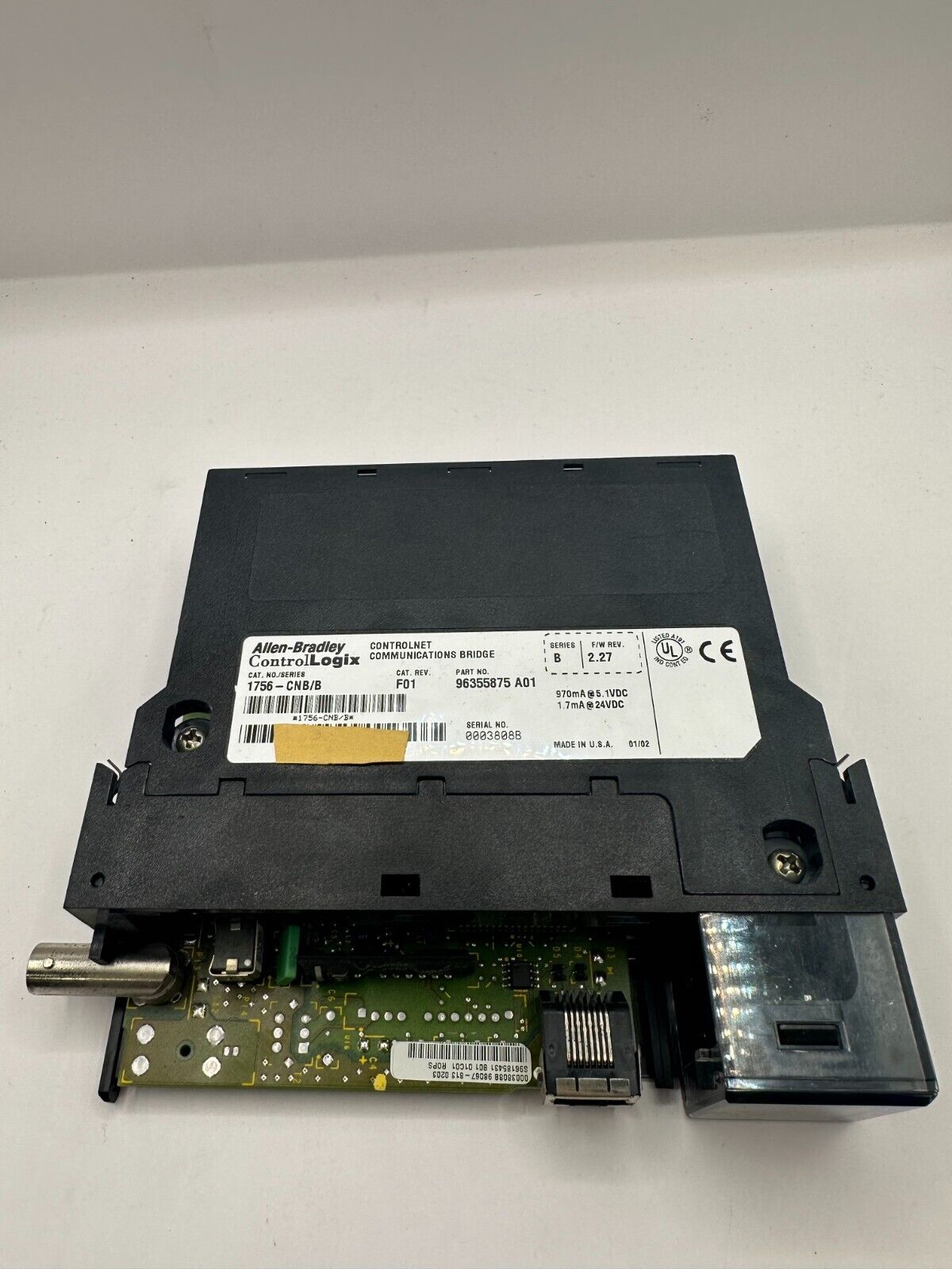 Allen Bradley  1756-CNB Control Net 1756CNB/B