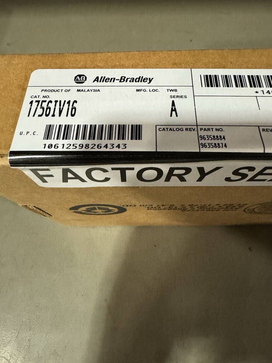 1756-IV16 /A   16   12/24VDC D/I Module  New Factory Sealed