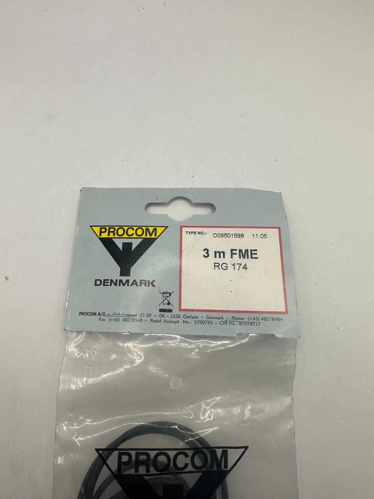 Procom FME cable 3m