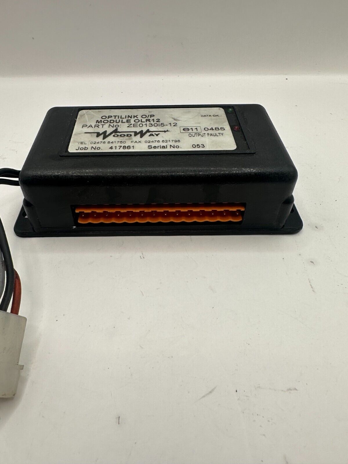 Woodway Alpha Optlink O/P Module OLR12 ZE0130i5-12