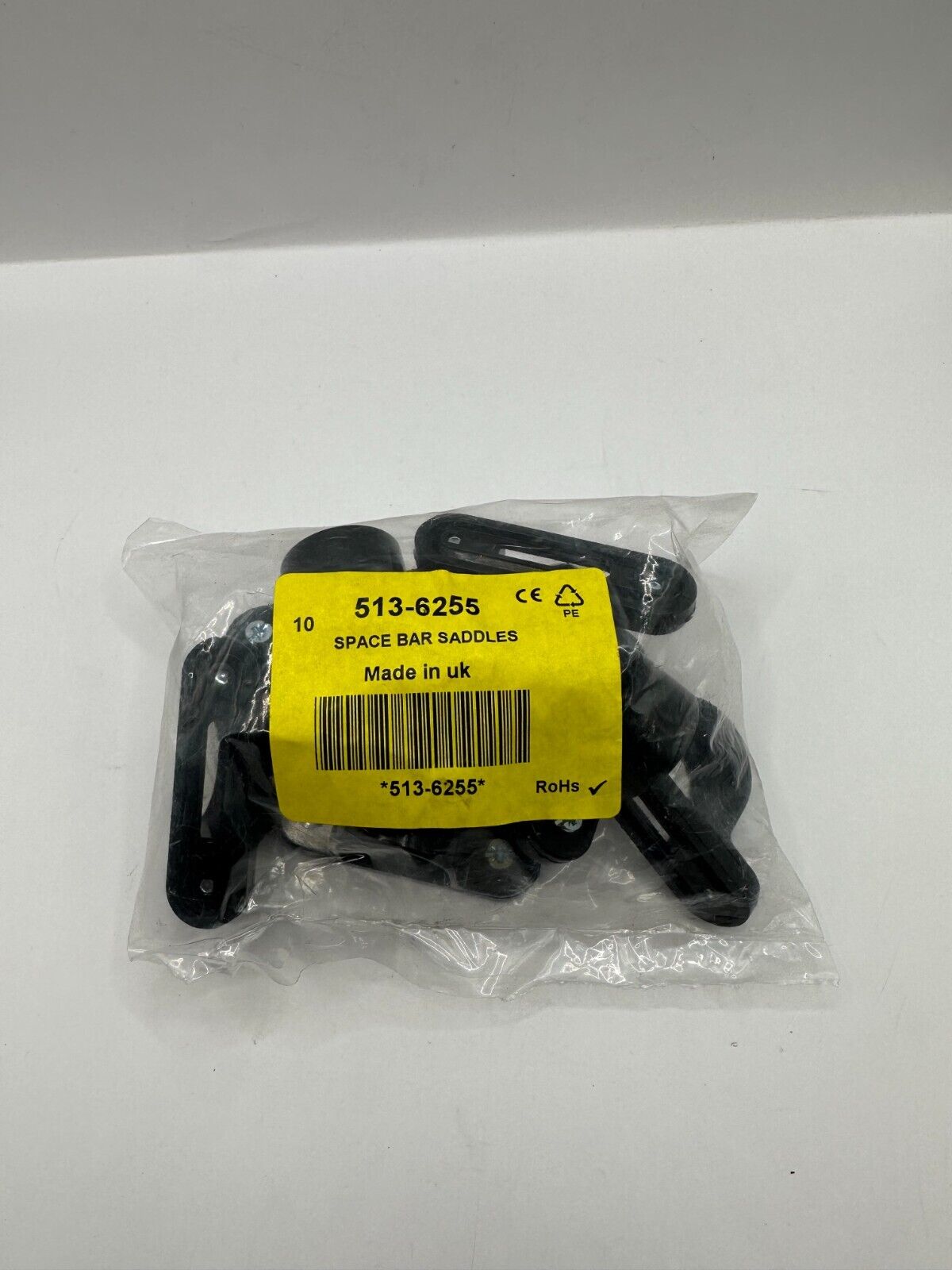 Schneider Electric Black PVC Saddle Clamp, 25mm Max. Bundle 513-6255