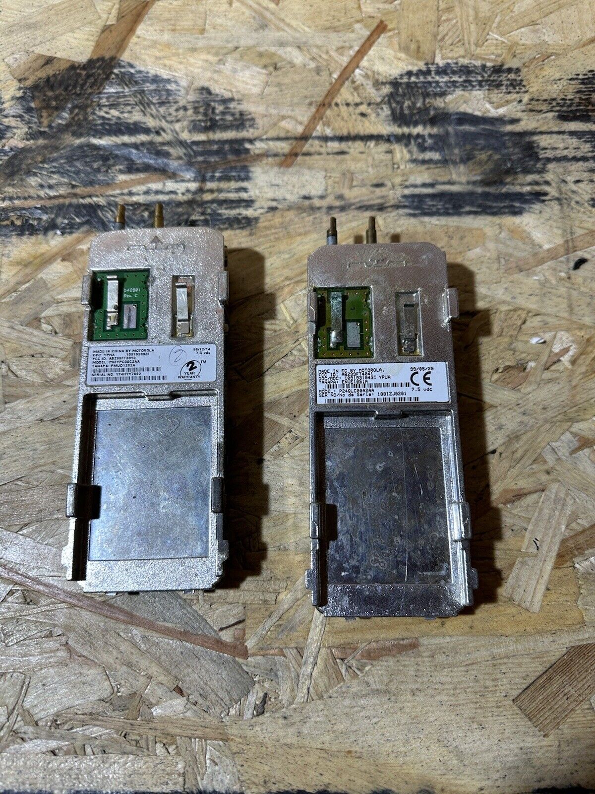 2 X Motorola Radius P110 2-Way Radio P24QLC00A2AA AS IS