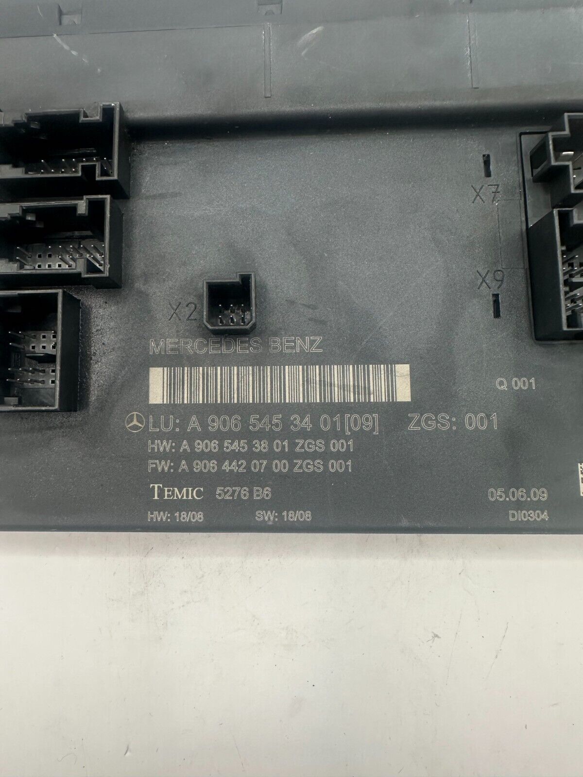 2011 MERCEDES SPRINTER CENTRAL FUSE BOX CONTROL MODULE CECM 906 545 34 01 OEM 11