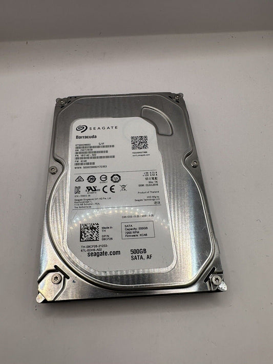 Seagate Barracuda 7200.12 500GB,Internal,7200 RPM,8.89 cm (3.5")